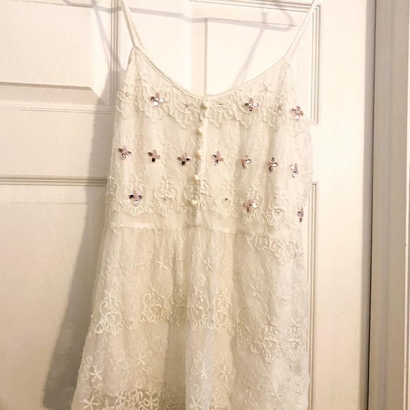 Candies Spaghetti String Lace Tank - Picture 1 of 3